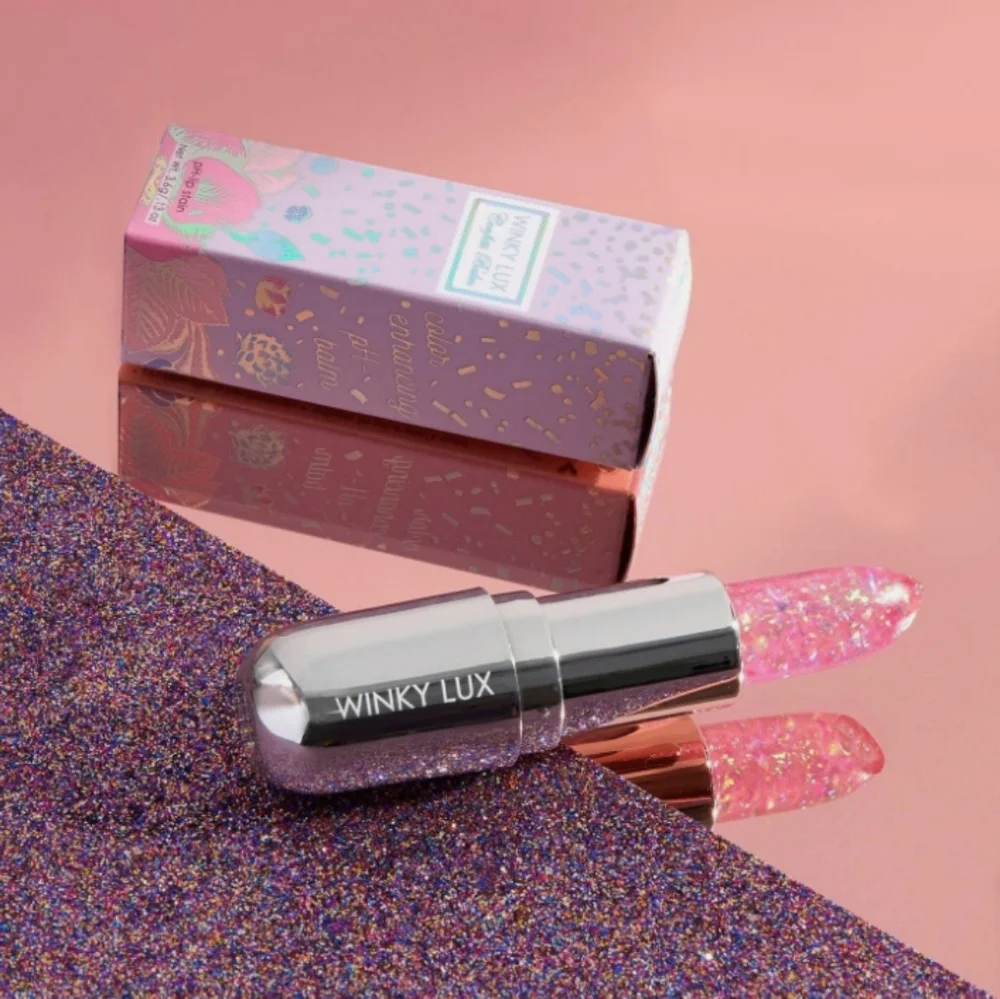 🌟HP⭐LAVENDER CONFETTI Winky Lux Limited Edition Glimmer Balm NWT
